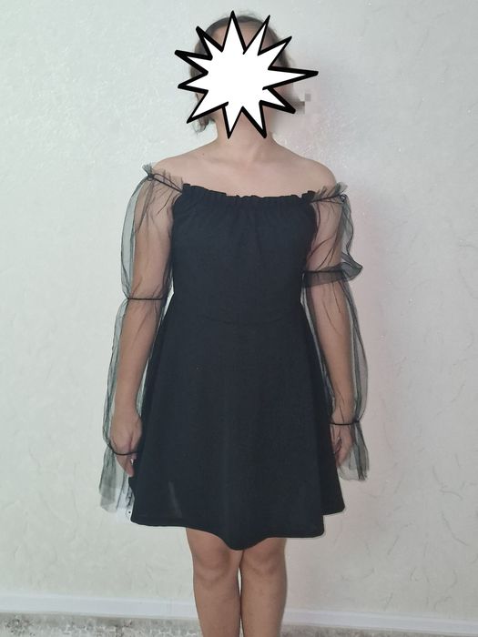 Платье чёрное 40-42 размер