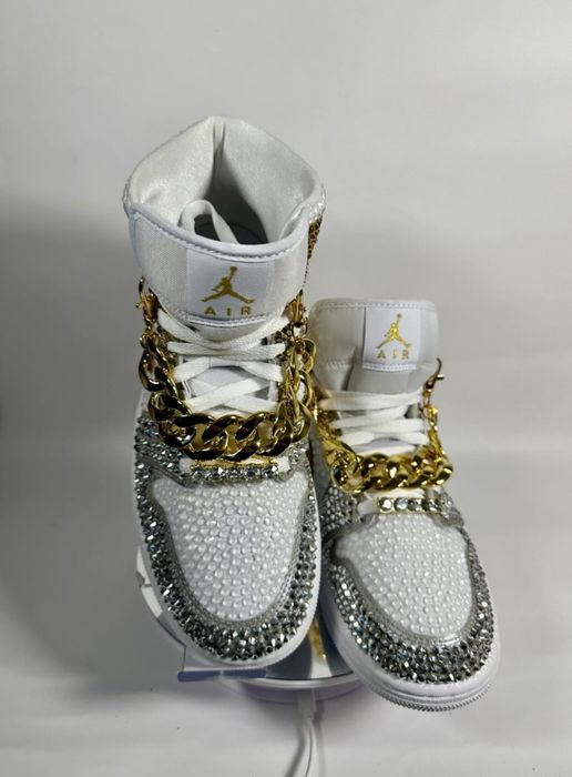 Jordan Air bling sneakers