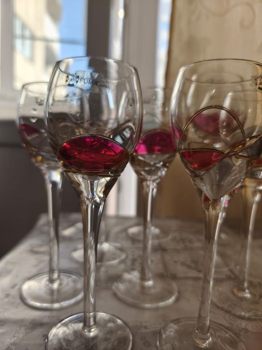 Фужеры и рюмки Bohemia.