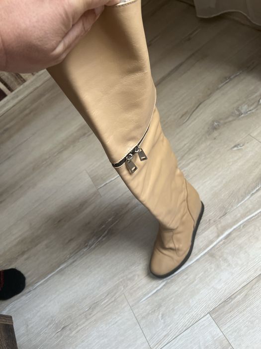 Чизми естествена кожа