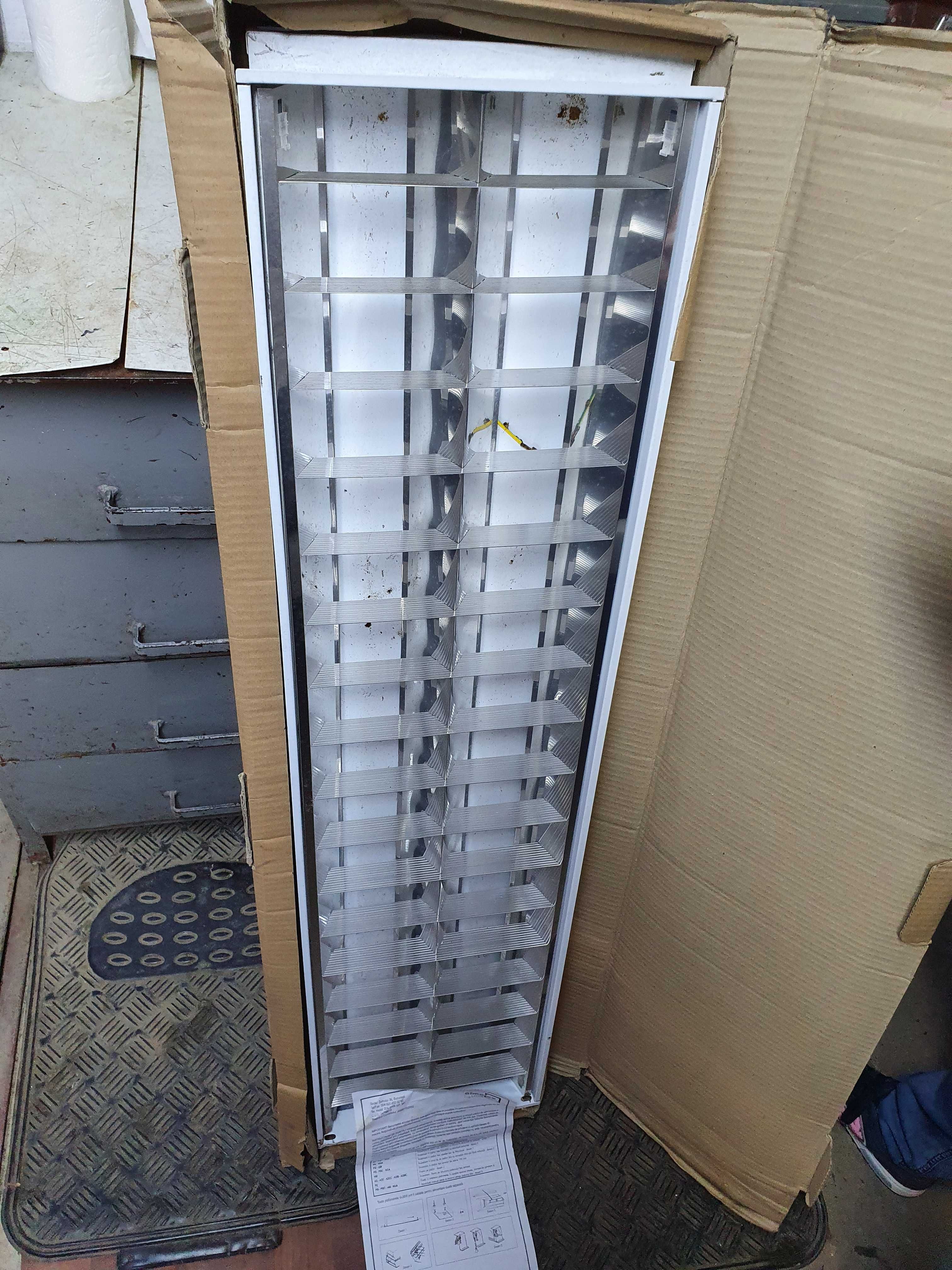 Corp iluminat ALMALUX Neon 130cm lampi incluse Osram Noi