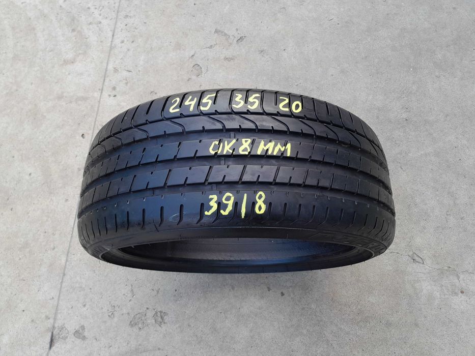 O anvelopa de vara 245 35 20 pirelli p zero profil de 8 mm