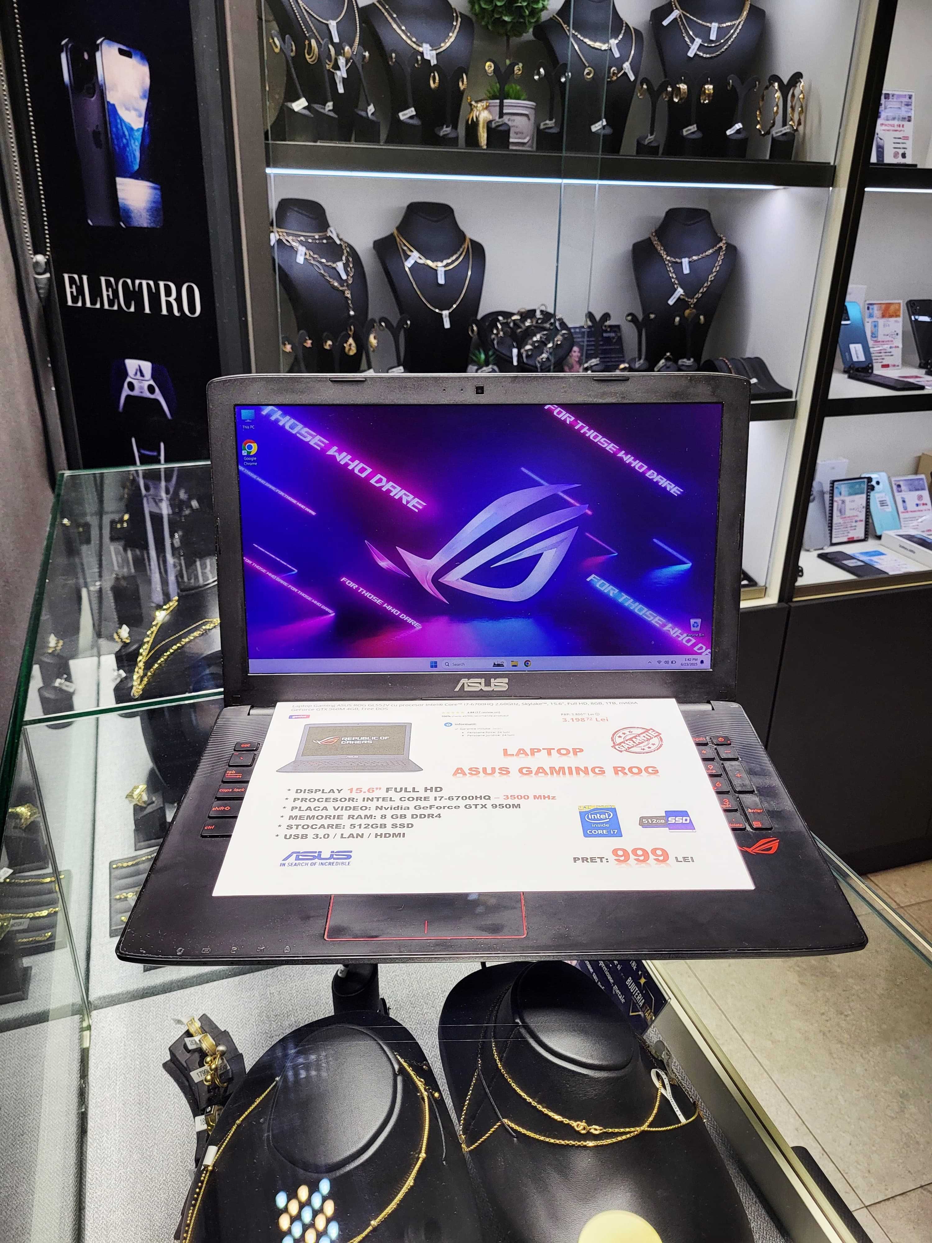 ***STAR*** Shop: Laptop Asus GAMING ROG - 512SSD - GARANTIE!!!