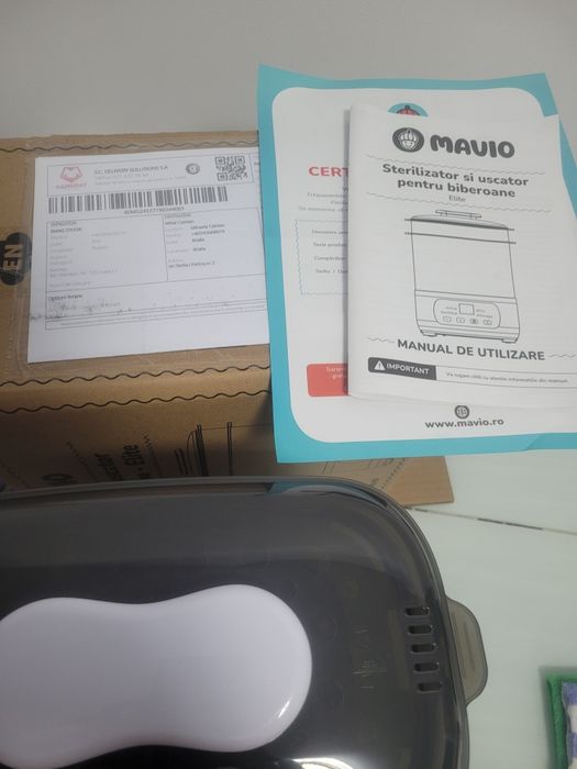 Sterilizator+uscator biberoane nou