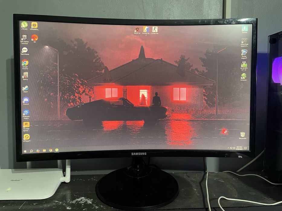 Vand monitor Samsung