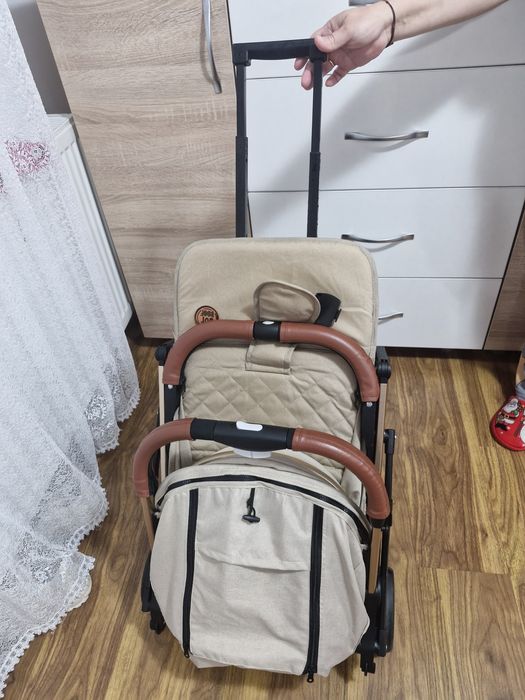 Carucior sport usor S-16 BUF BOOF Sand 0- 36 luni 180 grade inclinare