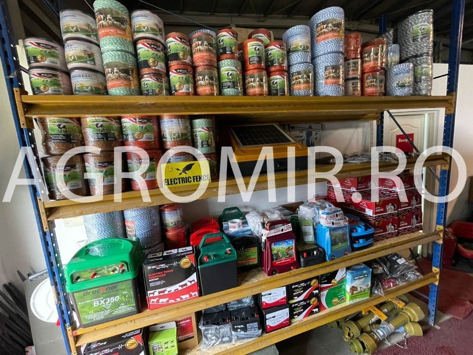 Aparat generator impulsuri kit gard electric 12V, 5 Joule, 40km solar
