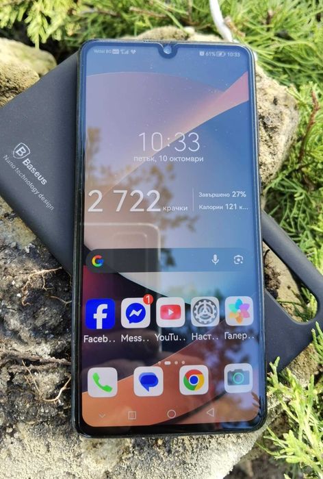 продавам Huawei p30 с нова батерия