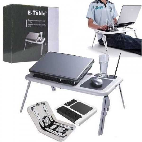 Masuta de laptop multifunctionala e-table  suport usb