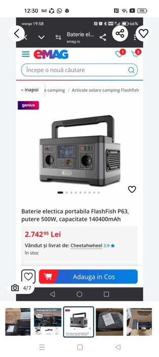 Accesorichemping format din powerbang 500w flash fhis  +panou 60w.nou!