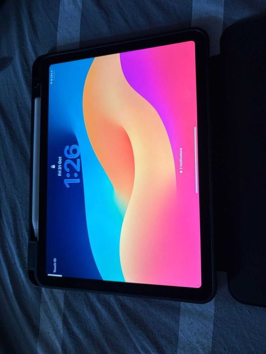 Ipad air 11” M2,Apple pencil USB-C și husă originală apple pentru ipad