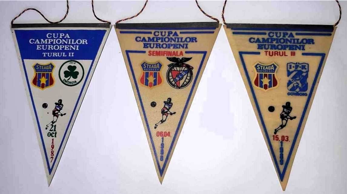 3 fanioane Steaua Bucuresti,  1987-1989, Cupa Campionilor Europeni