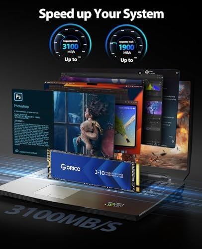 Ssd ORICO-J10, 1Tb, PCIe 3.0, NVMe M.2, sigilat,