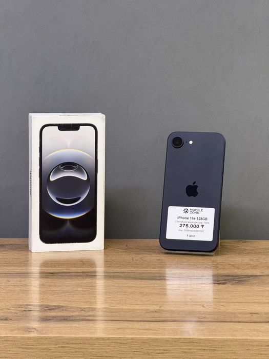 Iphone 16e 128 GB 100% 4 цикл | Mobile Zone