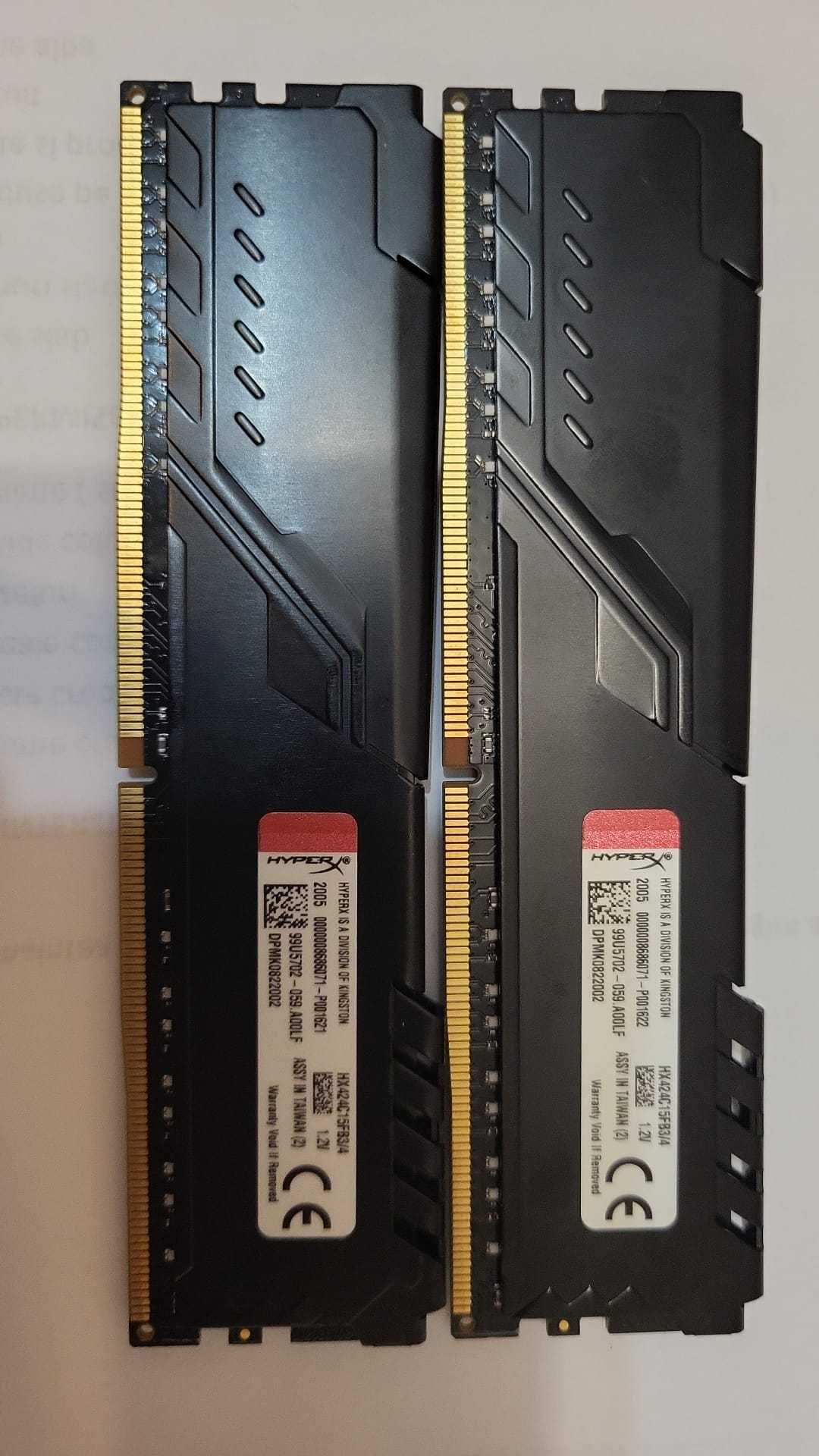 Memorie HyperX Fury Black 4GB DDR4 2400MHz CL15