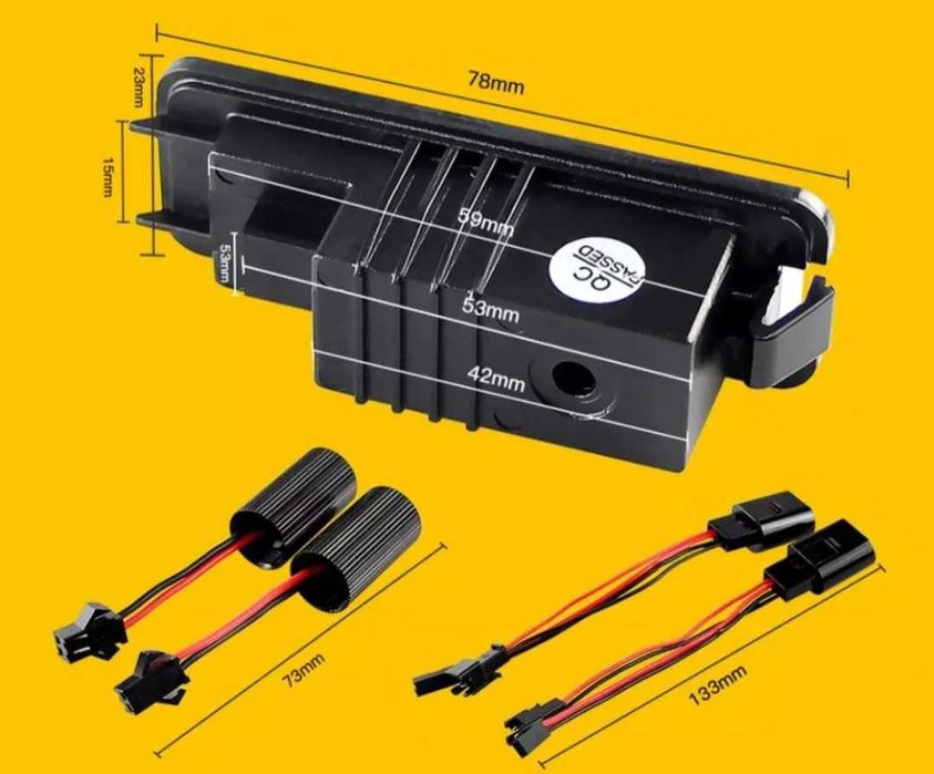 ЛЕД Плафони за регистрационния номер за VW golf polo голф поло led