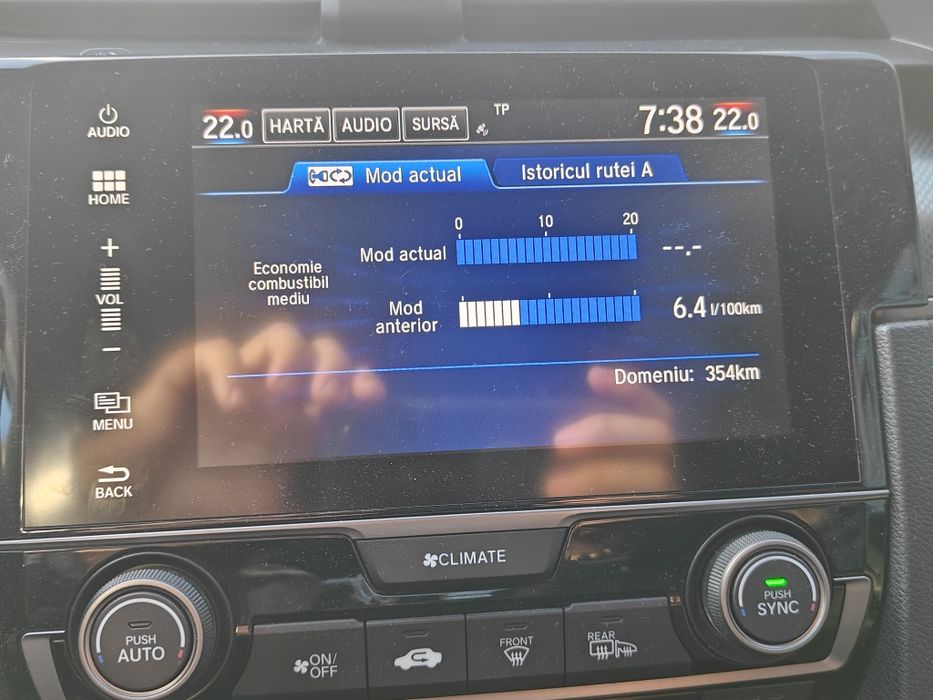 VAND Honda Civic 2018 1.0 129cp CVT  54500km