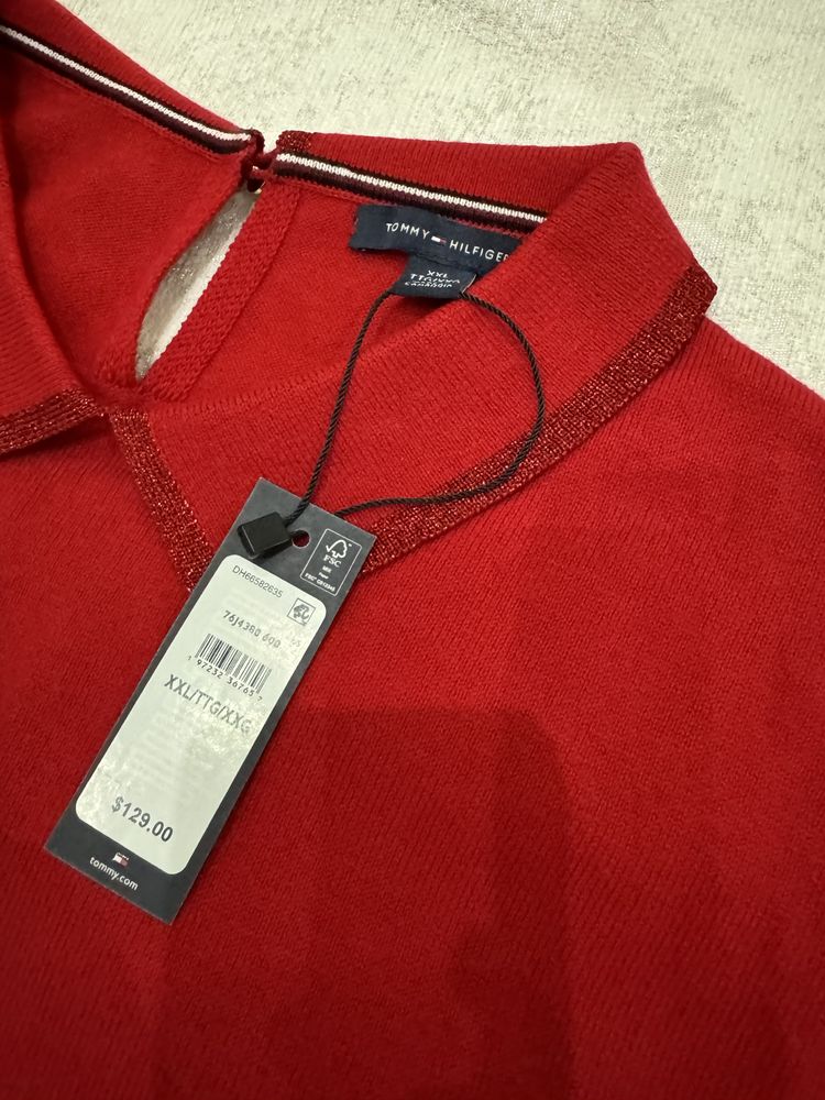 Красное платья Tommy Hilfiger