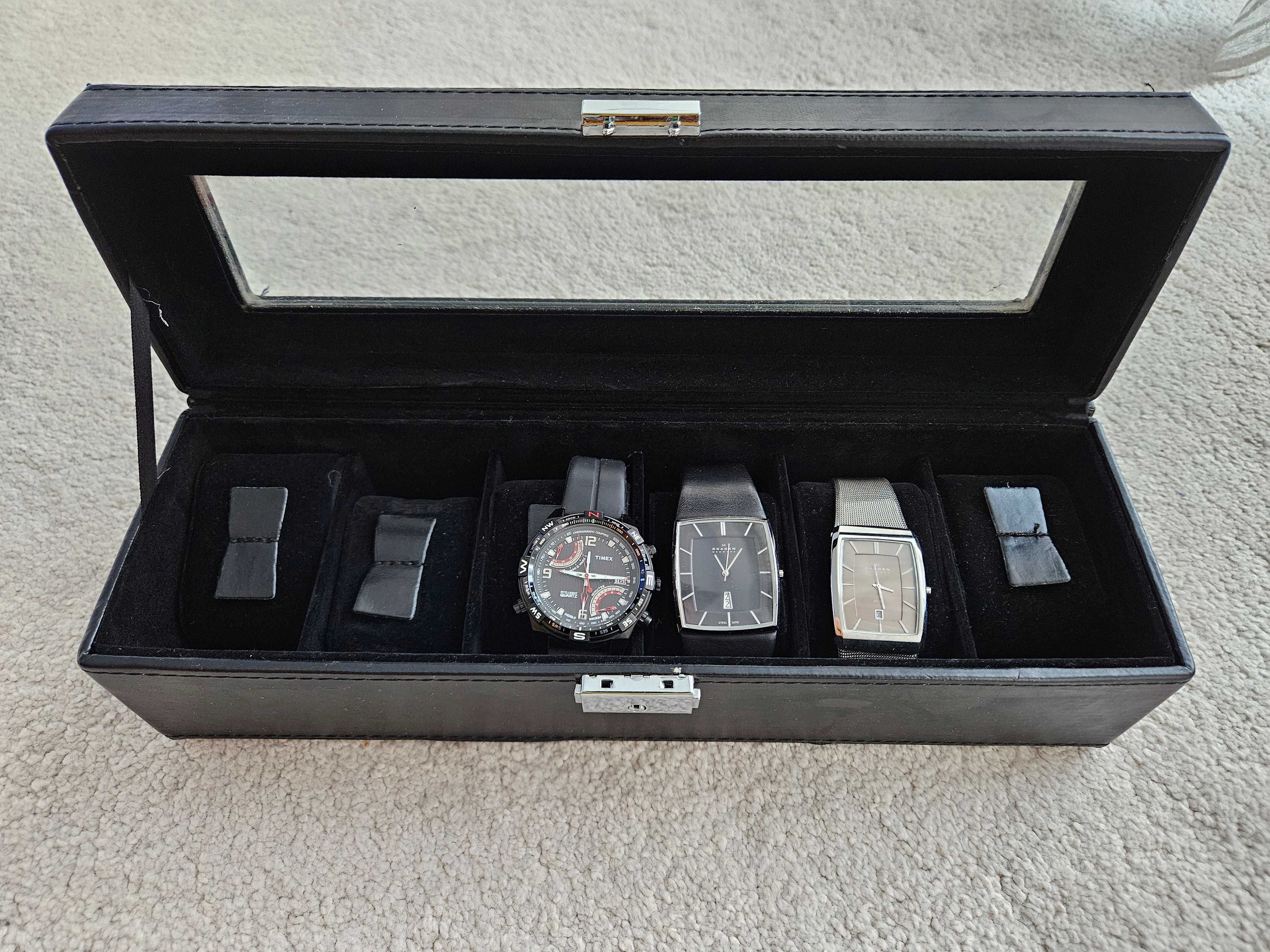 Set 3 ceasuri barbat(doua Skagen si un Timex)