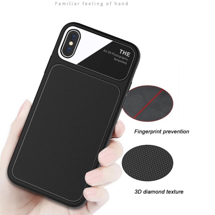 Husa silicon si sticla securizata Iphone X / XS