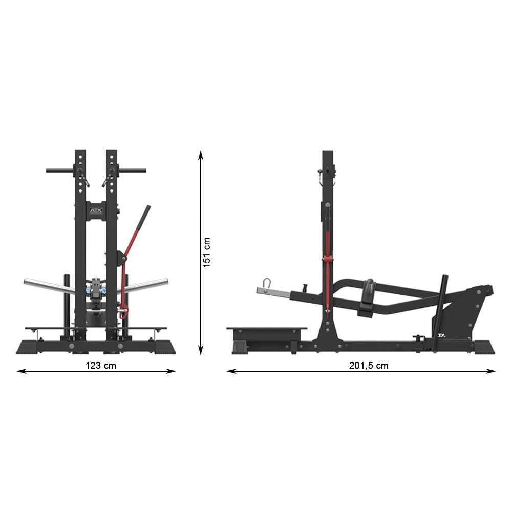 Фитнес Уред за Клек и Кофички, Belt Squats & Dips Machine