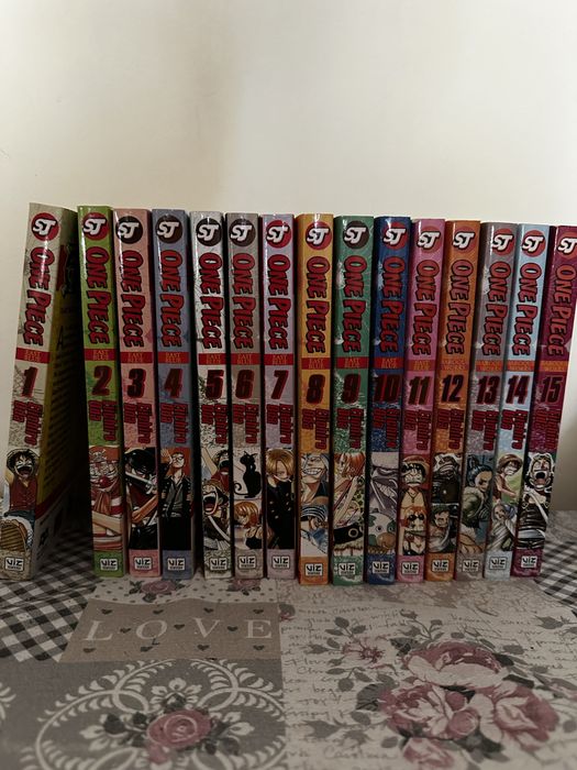 Manga One Piece - primele 4 volume