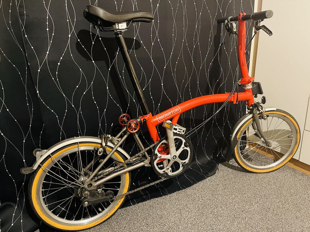 Bicicleta Pliabila Brompton Titanium