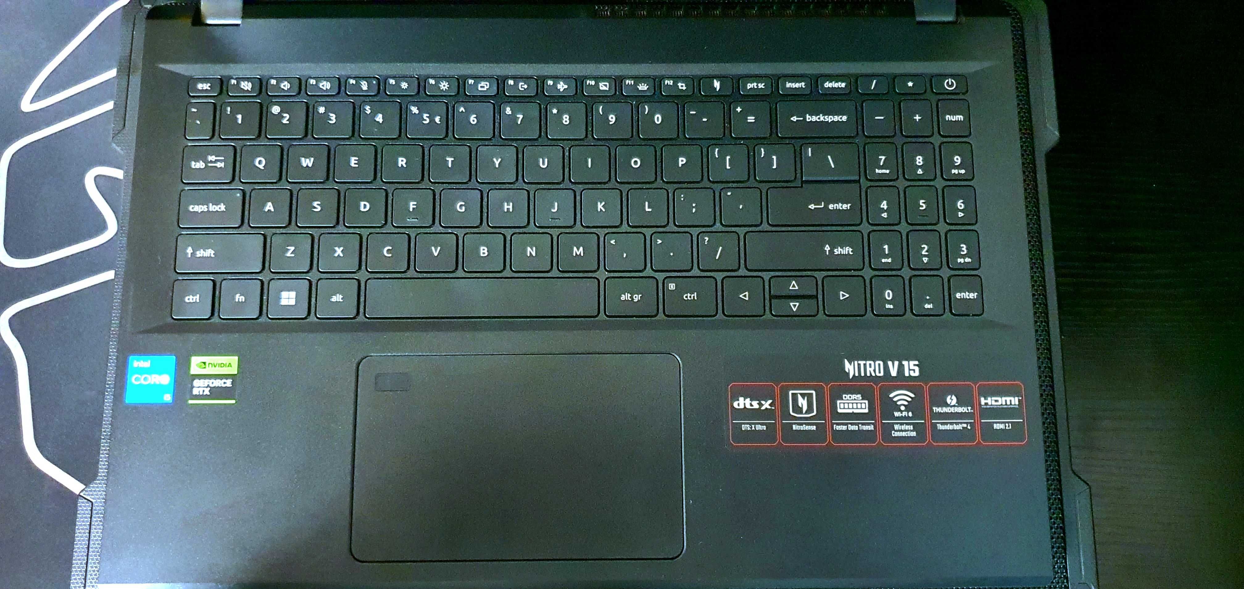 Laptop Gaming ACER Nitro V15 – i5‑13420H • RTX4050 • 64GB DDR5 • 1.5TB