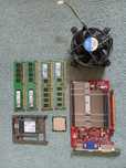 Componete pc ( placa video,rami,cooler cu ventilator,procesor,ssd)