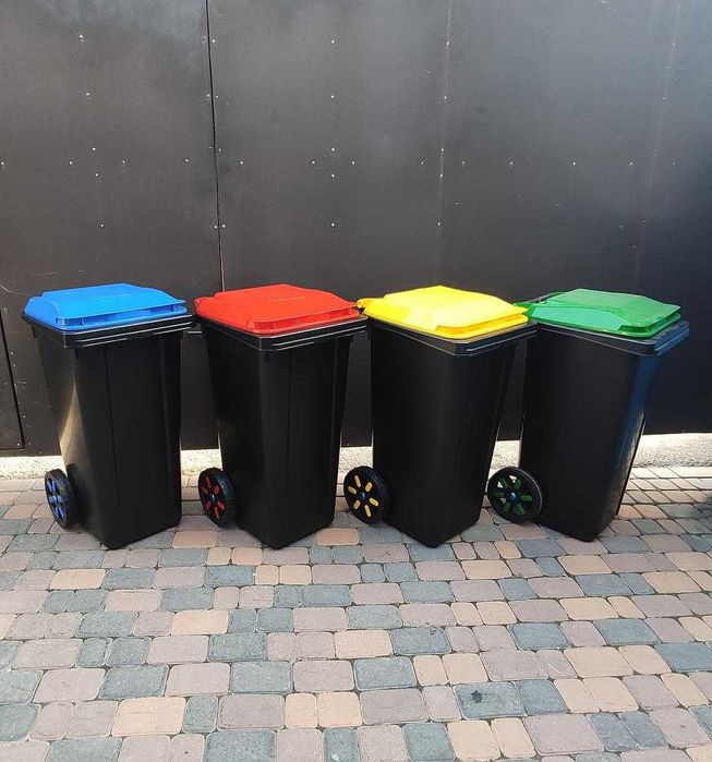 Контейнеры для мусора, Мусорные контейнеры, Мусорный бак 240л