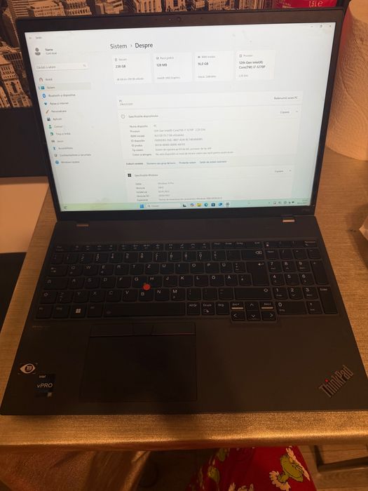 Laptop Lenovo thinkpad P16s I7