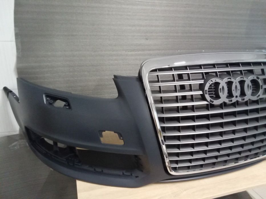 Bara fata + Grila radiator Audi A6 C6 FACELIFT 2008|2009|2010