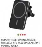 Suport magnetic tefon/wirless, priza bricheta,numar telefon