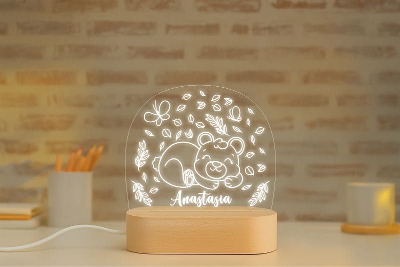 Lampa LED 3D Ursuleț – 169 lei – Livrare Gratuită