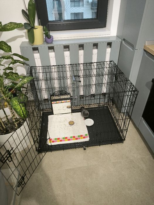 Cusca animale / colivie pasari pliabila, dimensiuni 90x60x67cm