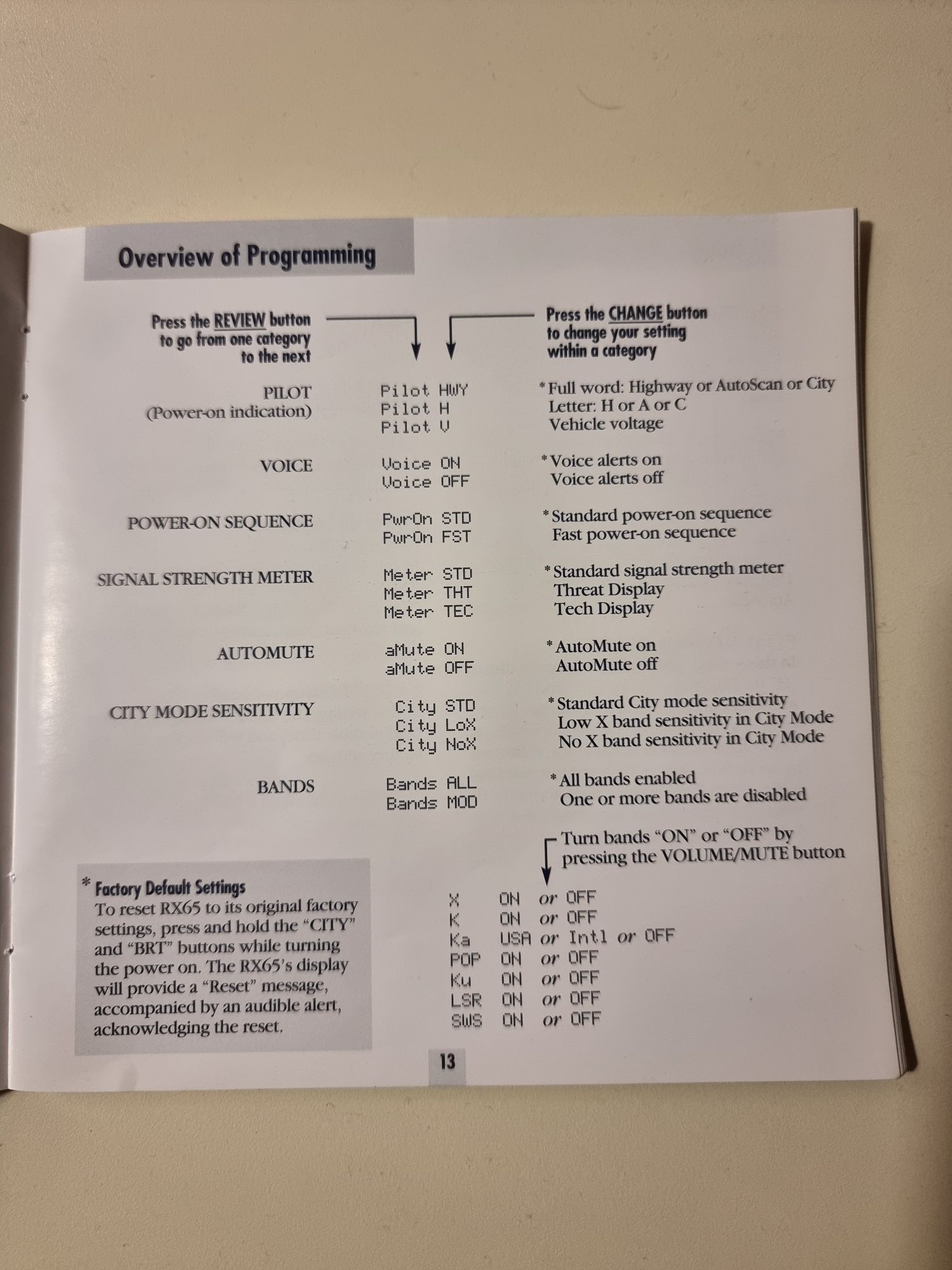 Detector radar RX65 Professional Series Beltronics