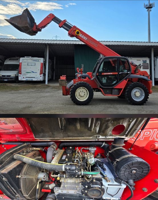 Încărcător telescopic Manitou 1340 cu 3400H originale IMPECABIL