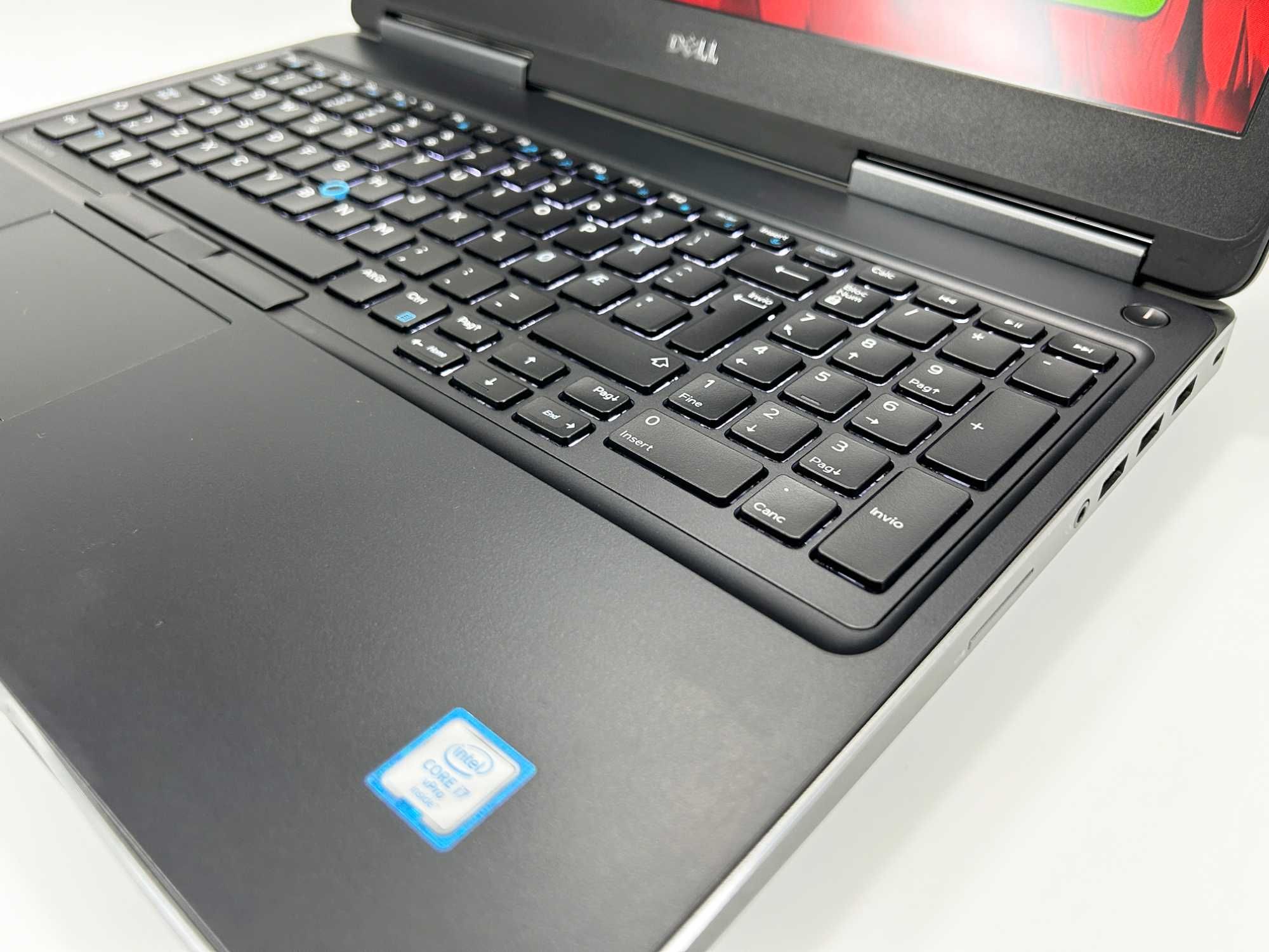 Laptop Dell Precision 15.6 inch i7 32GB RAM NVIDIA Quadro workstation