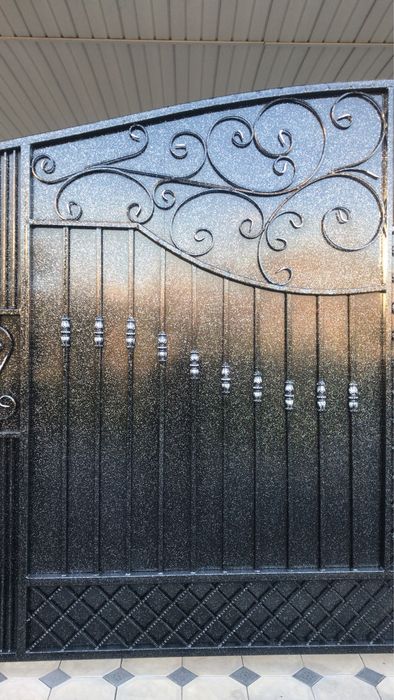 Покраска ворот перила, ограды, покраска