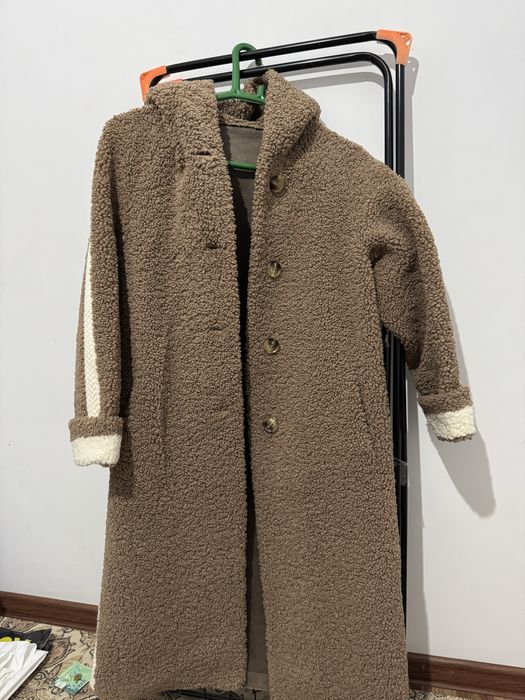 Дубленка тедди 46р