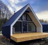 Cabane case din lemn