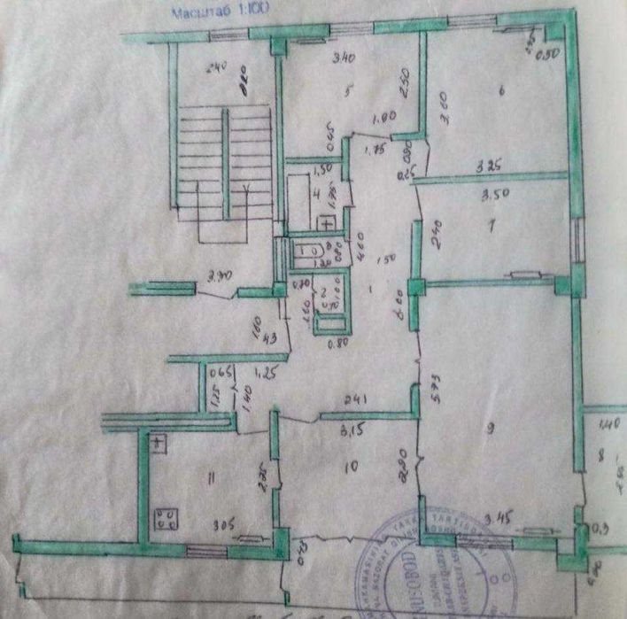4-х комнатная квартира на Ц-6 проспект А. Тимура  ID: 4037
