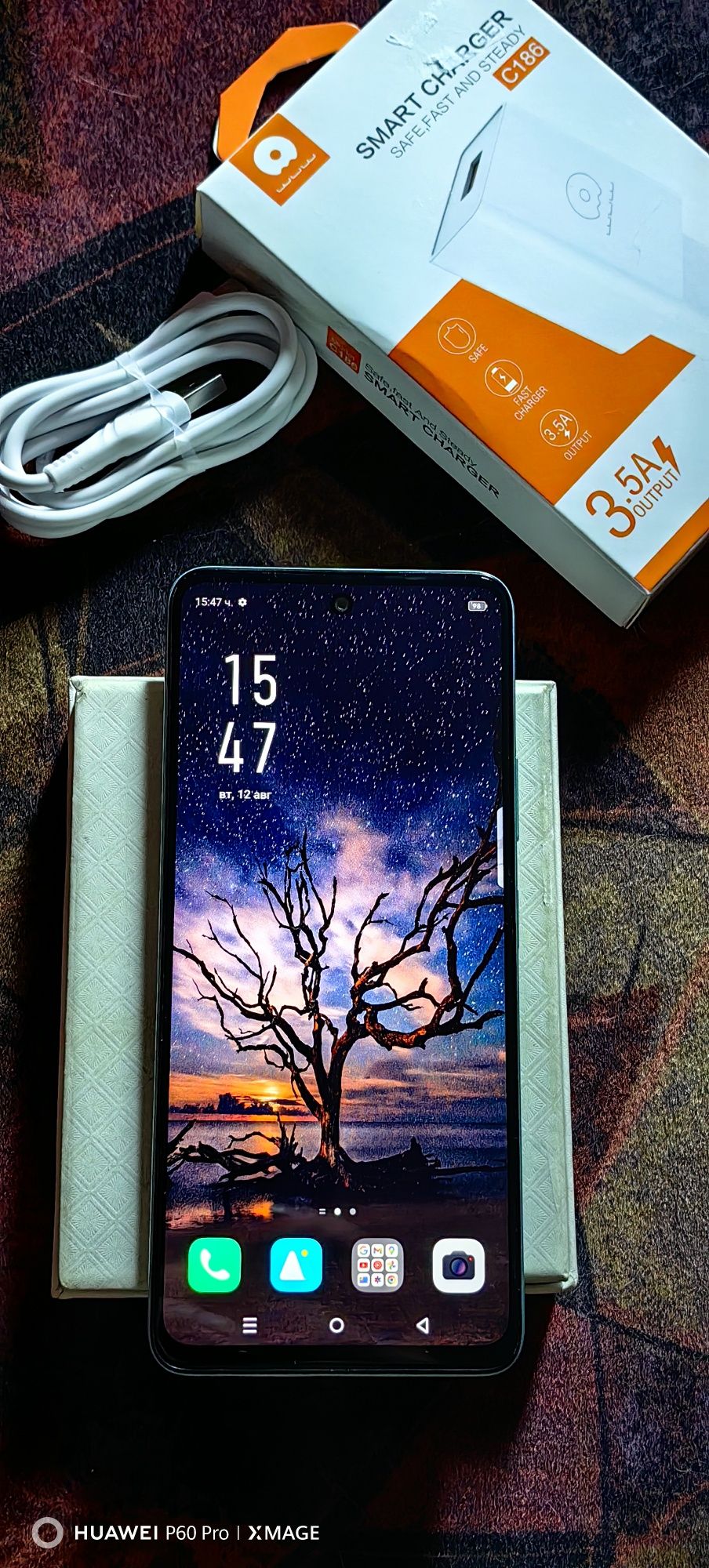 INFINIX HOT 50-Перфектно състояние.8+8/256gb