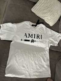 Tricou amiri alb negru