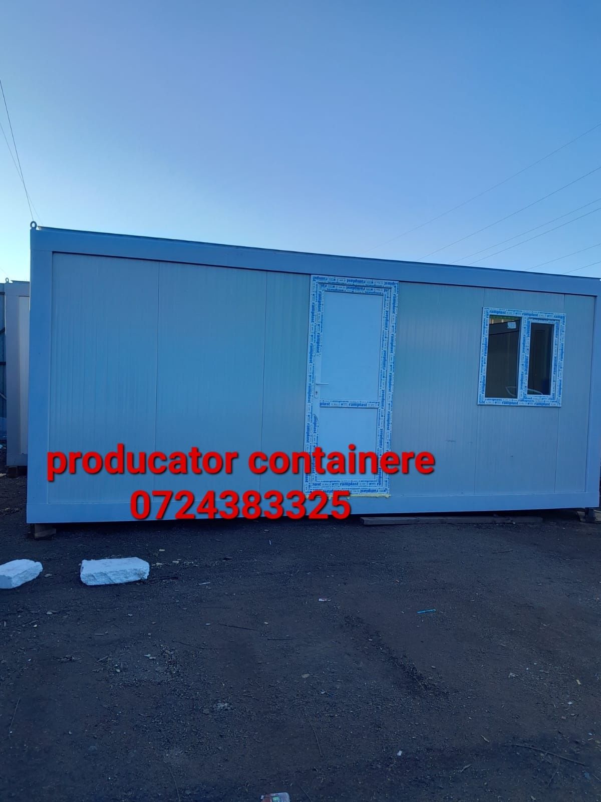 Vand container monobloc, modular birou, vestiar grup sanitar, dormitor