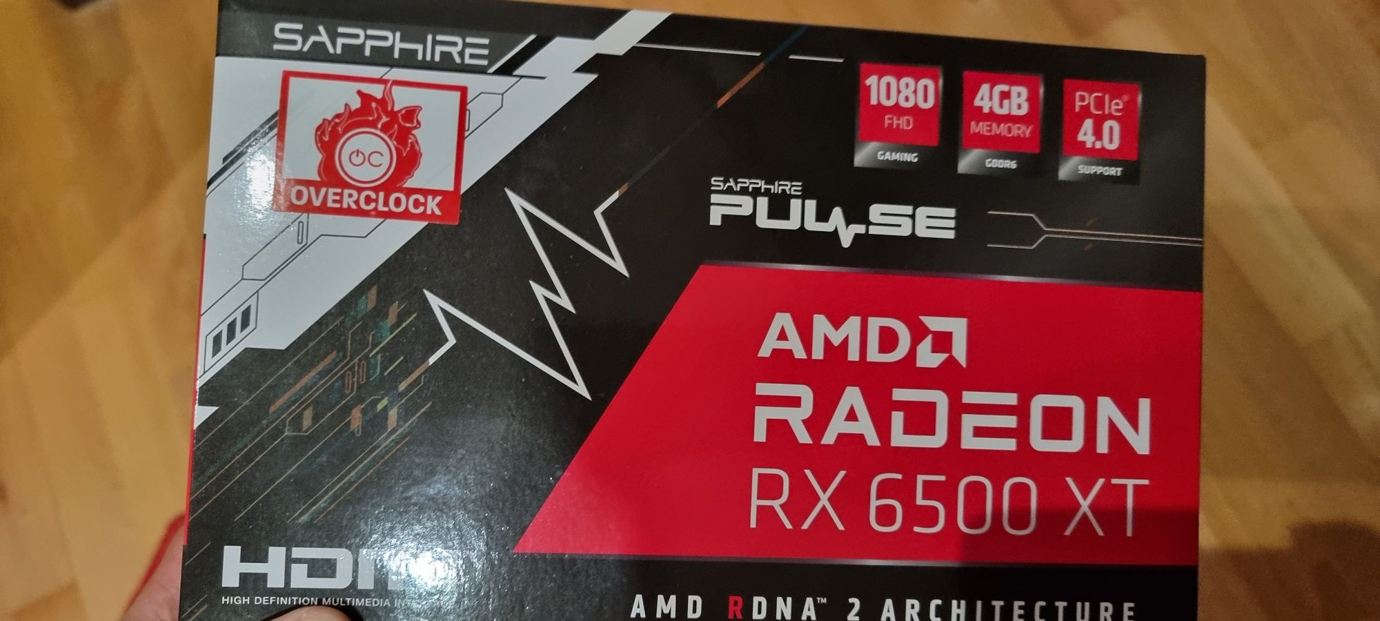Placa video Sapphire Radeon RX 6500 XT PULSE OC 4GB GDDR6 64-bit