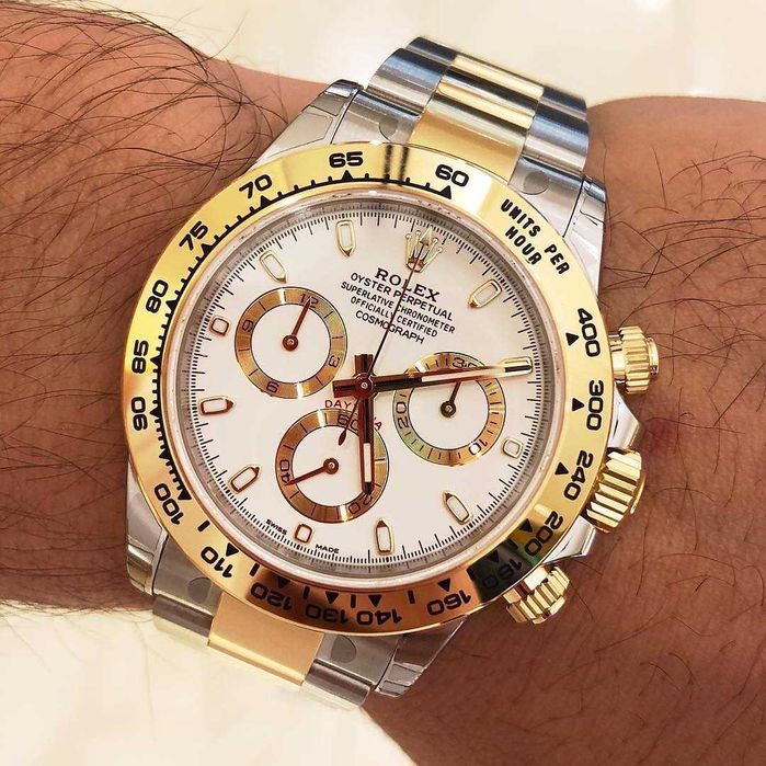 Rolex Daytona bi-color b;lsvkl/behite