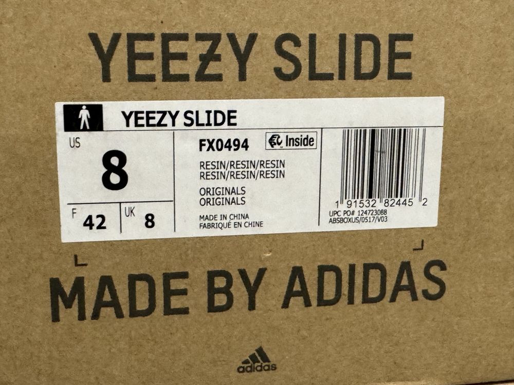 Yeezy slide resin 42