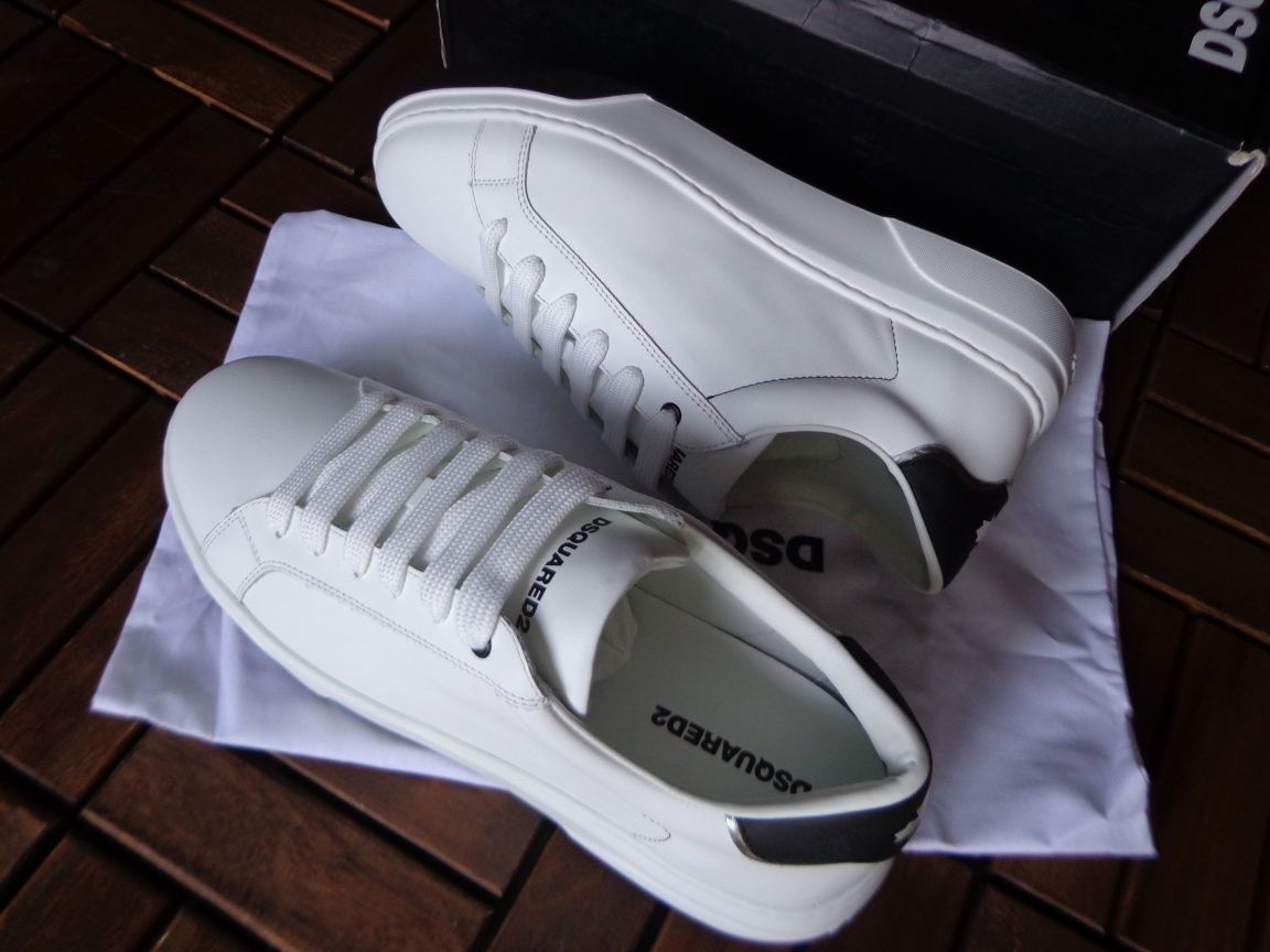 Мъжки сникърси DSQUARED2 Bumber Sneakers White номер 44