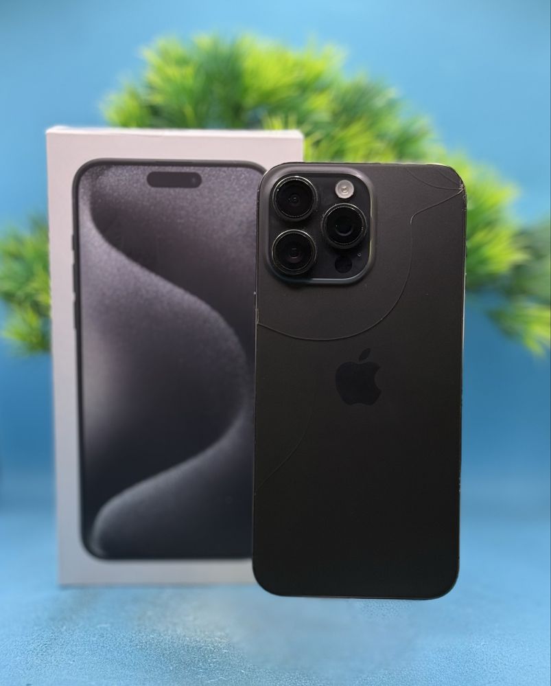 Apple iPhone 15 Pro Max, 512GB, 5G, Black Titanium